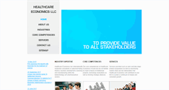 Desktop Screenshot of healthcare-economics-llc.com